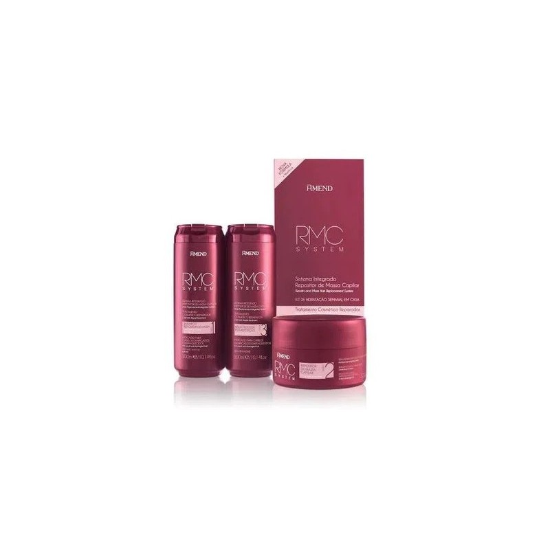 RMC System Repositor de Massa Capilar Kit 3 Prod. - Amend Beautecombeleza.com RMC System Repositor de Massa Capilar Kit 3 Prod. - Amend Beautecombeleza.com
