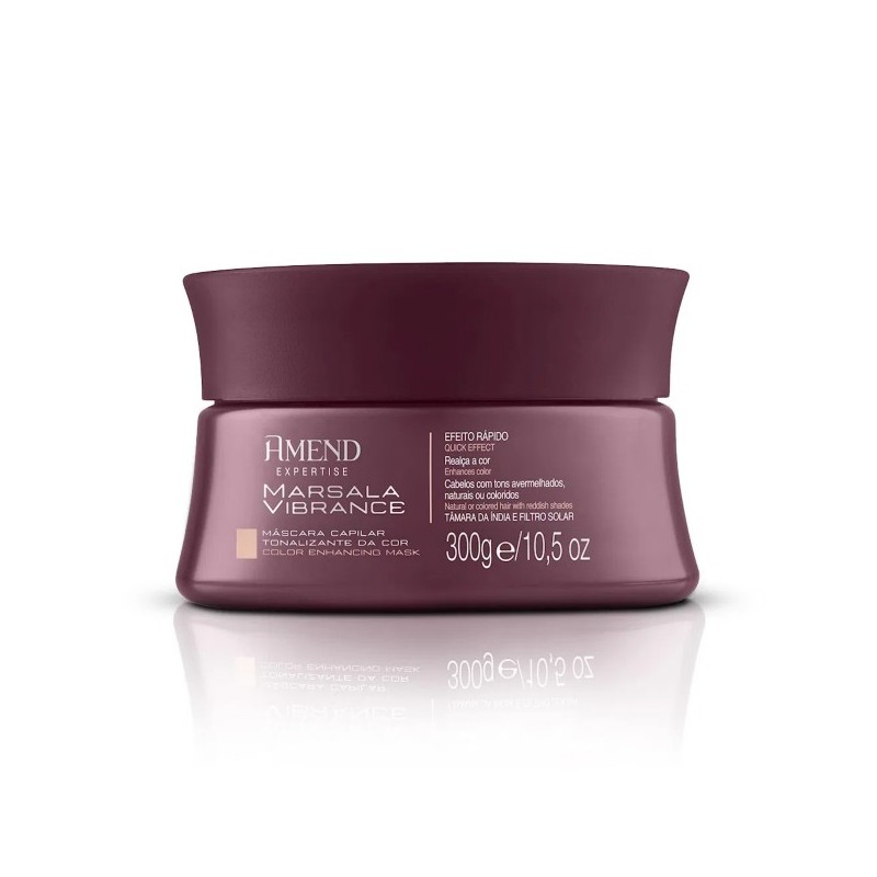 Marsala Vibrance Color Masque Capillaire Tonifiant 300g - Amend Beautecombeleza.com Marsala Vibrance Color Masque Capillaire Tonifiant 300g - Amend Beautecombeleza.com