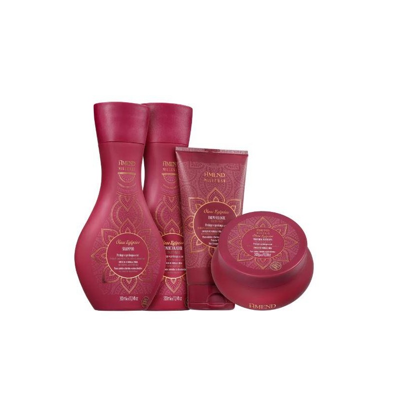 Millenar Óleos Egípcios Kit 4 Prod. - Amend Beautecombeleza.com Millenar Óleos Egípcios Kit 4 Prod. - Amend Beautecombeleza.com
