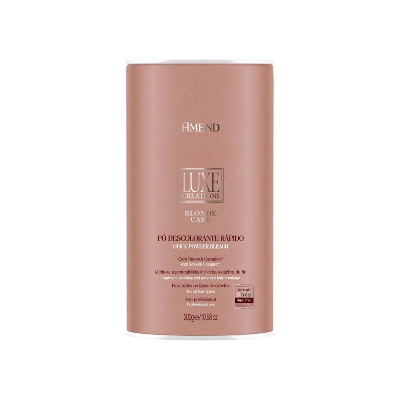 Luxe Blond Discoloration Smooth Complex Fast Bleaching Powder 300g - Amend Beautecombeleza.com