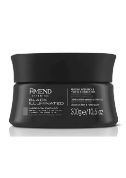 Black Illuminated - Highlight for Black Hair Color - Mask 300g - Amend Beautecombeleza.com
