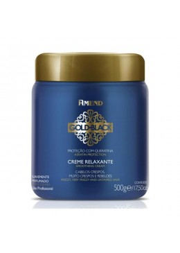 Gold Black Keratin Nutrition Wavy Curly Hair Relaxing Cream 500g - Amend Beautecombeleza.com