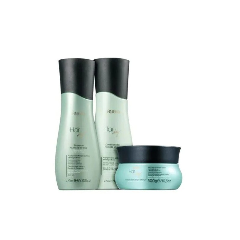 Hair Dry Nutrition Strength Hazelnut Tamarind Shea Treatment Kit 3 Prod. - Amend Beautecombeleza.com Hair Dry Nutrition Strength Hazelnut Tamarind Shea Treatment Kit 3 Prod. - Amend Beautecombeleza.com