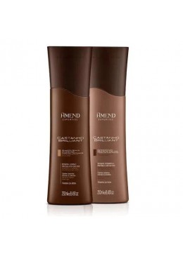 Castanho Brun  Brilliant Realce Traitement Capillaire 2x250 - Amend Beautecombeleza.com