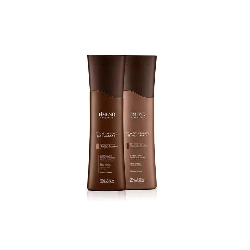 Castanho Brun Brilliant Realce Traitement Capillaire 2x250 - Amend Beautecombeleza.com Castanho Brun Brilliant Realce Traitement Capillaire 2x250 - Amend Beautecombeleza.com