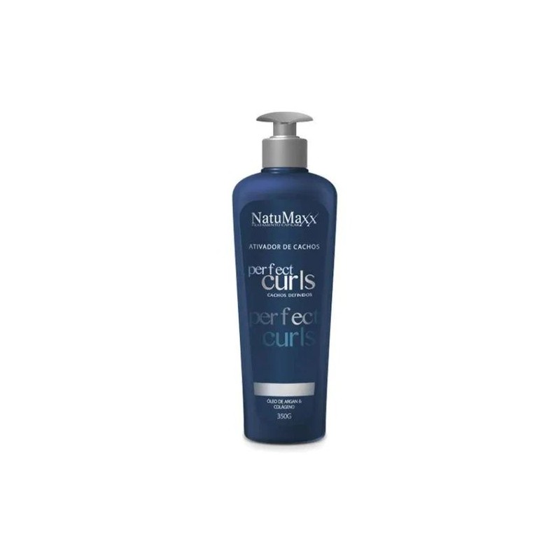 Anti Frizz Perfect Curls Argan Collagen Nourish Modeler Finisher 350g - Natumaxx Beautecombeleza.com