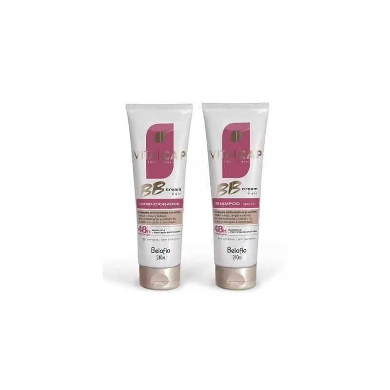 Vitalcap BB Cream Anti Frizz  Kit 2x240 - BeloFio Beautecombeleza.com