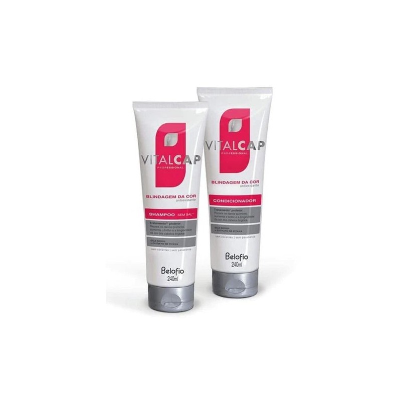 Vitalcap Hair Protection Treatment Antioxidant Color Shielding 2x240 - BeloFio Beautecombeleza.com