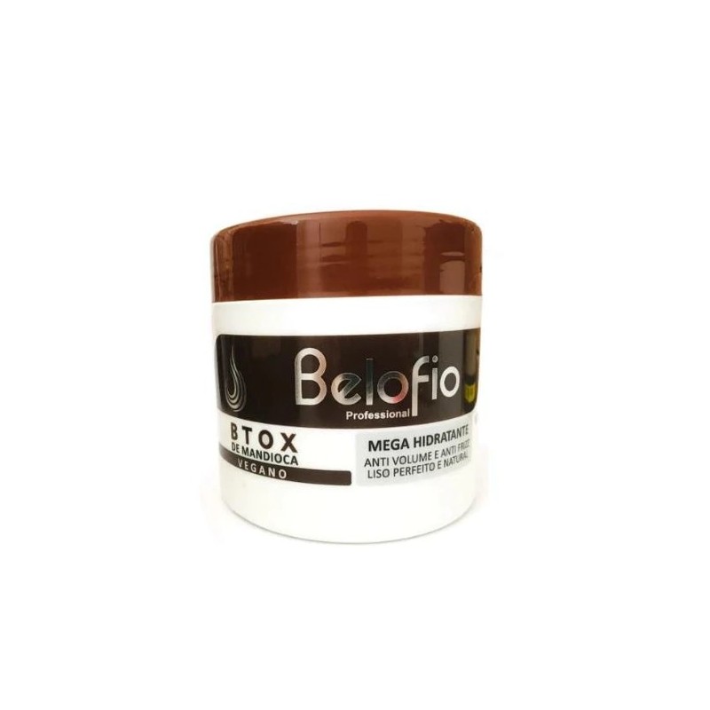 Vegan Fortifying Intensive Hydration SOS Cassava Hair Botox Mask 500g - BeloFio Beautecombeleza.com