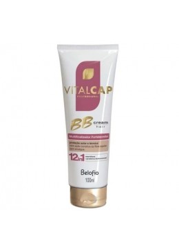 BB Cream Hair Vitalcap 12 in 1 Multifinalizador Fortalecedor 100ml - BeloFio Beautecombeleza.com