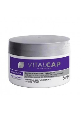 Professional Vitalcap Grey Blond Hair Anti Yellow Tinting Mask 250g - BeloFio Beautecombeleza.com