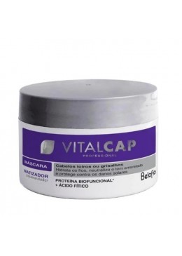 Vitalcap Máscara Cabelos Loiros ou Grisalhos 250g - BeloFio Beautecombeleza.com