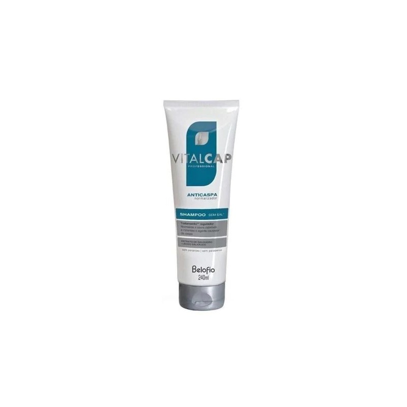 Vitalcap Anti-Dandruff Shampoo No Salt Hair Regulating Treatment 240ml - BeloFio Beautecombeleza.com