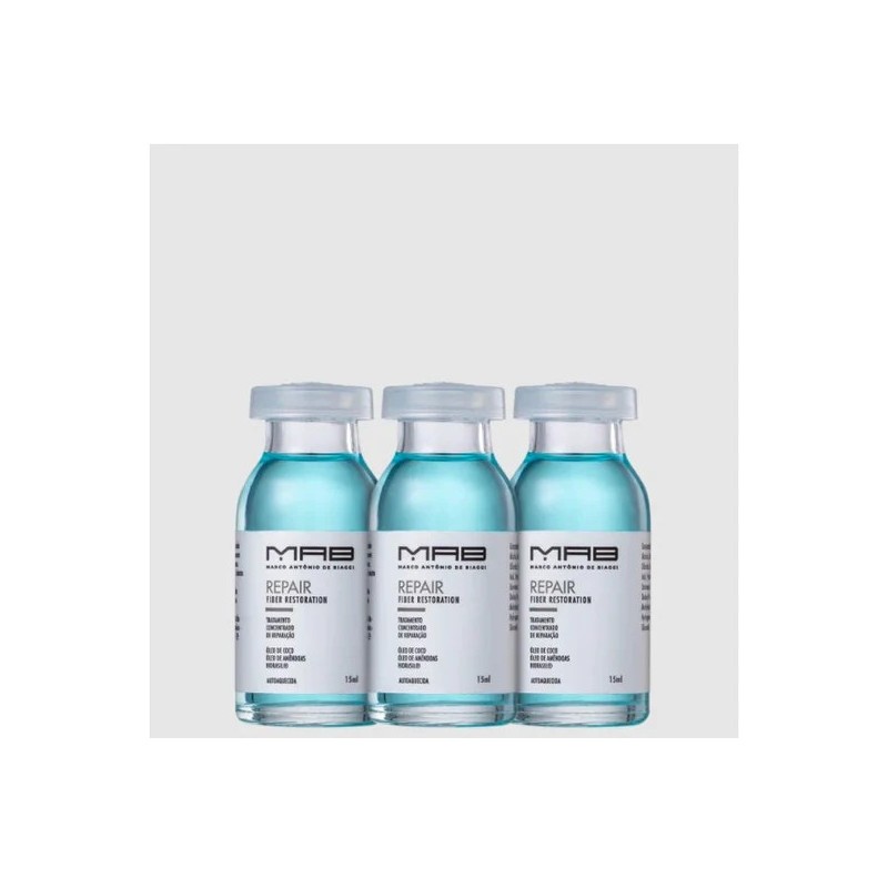 Repair Fiber Restoration Kit 3x15ml - MAB Beautecombeleza.com Repair Fiber Restoration Kit 3x15ml - MAB Beautecombeleza.com