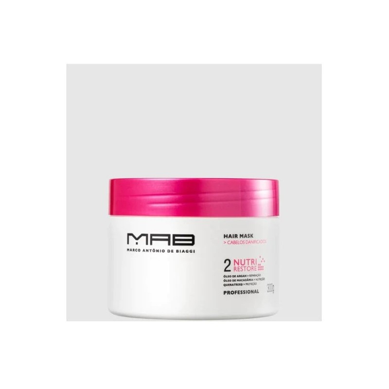 Nutri Restore Marco Antônio de Biaggi Mask 300g - MAB Beautecombeleza.com Nutri Restore Marco Antônio de Biaggi Mask 300g - MAB Beautecombeleza.com