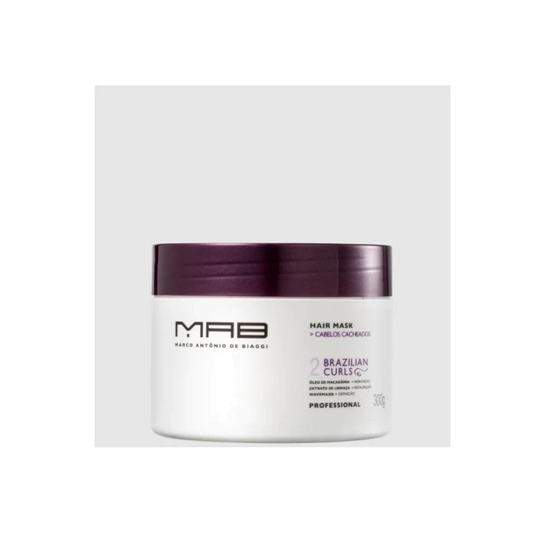 Brazilian Curls Máscara para Cabelos Cacheados 300g - MAB Beautecombeleza.com Brazilian Curls Máscara para Cabelos Cacheados 300g - MAB Beautecombeleza.com