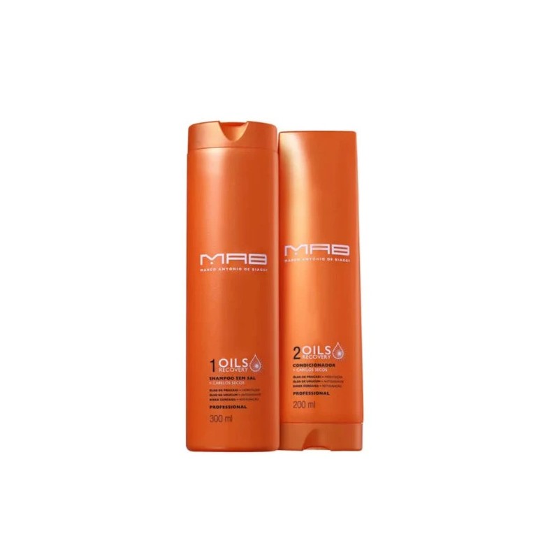 Marco Antônio de Biaggi Oils Recovery Kit 2 Itens - MAB Beautecombeleza.com Marco Antônio de Biaggi Oils Recovery Kit 2 Itens - MAB Beautecombeleza.com