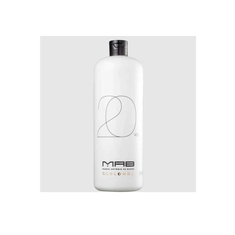 Goblonde 20 Vol. Água oxigenada Emulsão 900ml - MAB Beautecombeleza.com Goblonde 20 Vol. Água oxigenada Emulsão 900ml - MAB Beautecombeleza.com