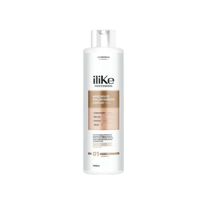 Progressive Brush Hair Anti Frizz Softness Brightness Realignment Mask 1L - iLike Beautecombeleza.com