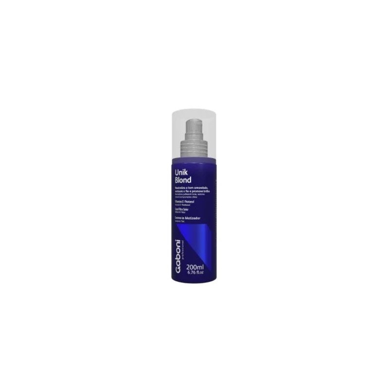 Unik Blond Leave-in Filtro UV Hidratante Spray 200ml - Gaboni Beautecombeleza.com