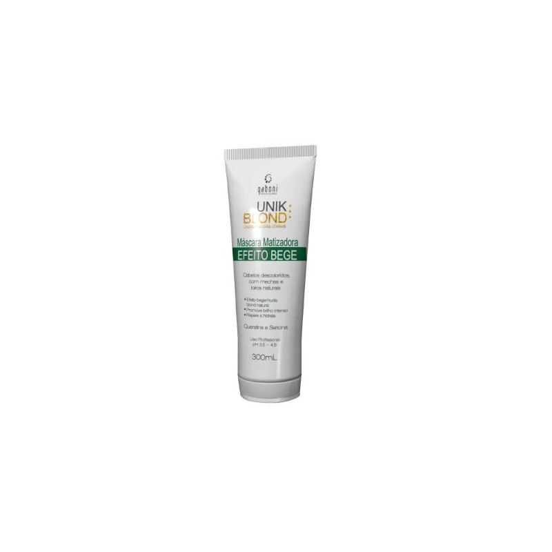 Unik Blond Beige Effect Tinting Shine Repair Moisturizing Mask 300ml - Gaboni Beautecombeleza.com