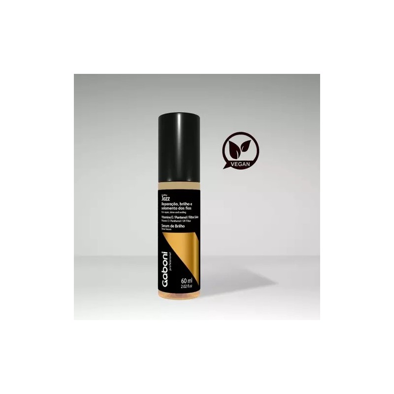 Jazz Shine Serum de Brilho Anti Frizz 60ml - Gaboni Beautecombeleza.com