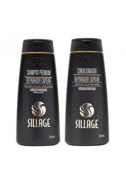 Reparador Capilar Premium Kit 2x300ml - Sillage Beautecombeleza.com