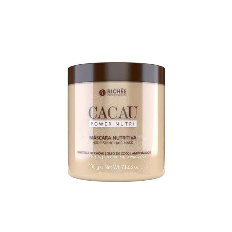 Cocoa Extract Power Nutri Dry Hair Nourishing Moisturizing Mask 500g - Richée Beautecombeleza.com Cocoa Extract Power Nutri Dry Hair Nourishing Moisturizing Mask 500g - Richée Beautecombeleza.com