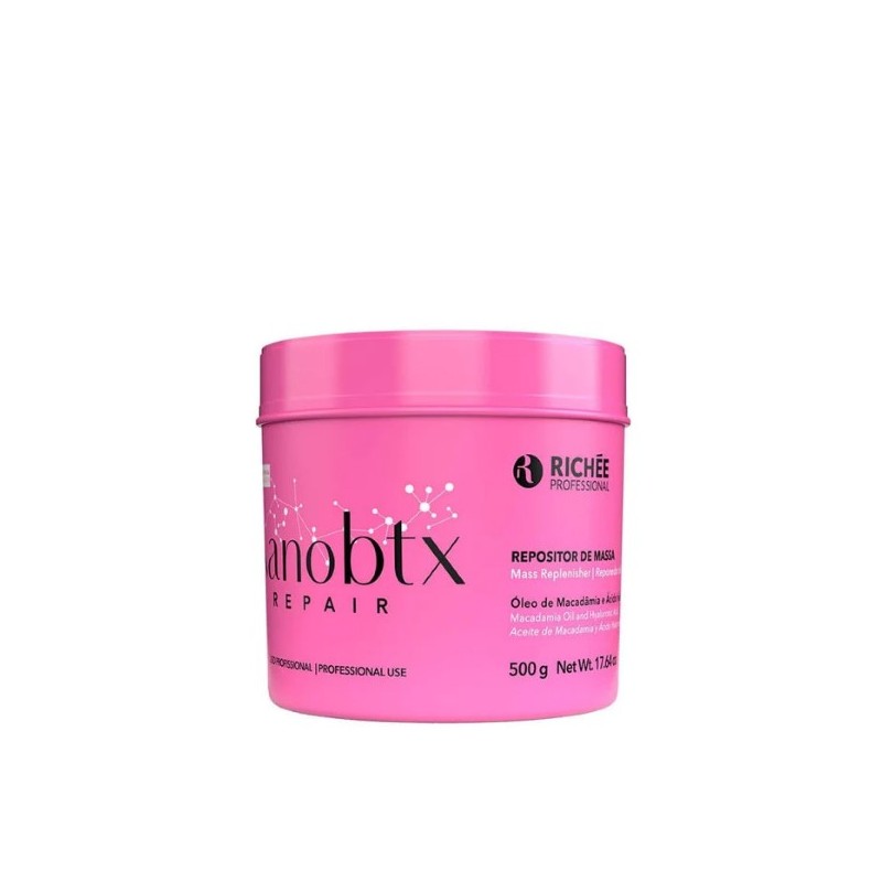 Nanobtx Repair Régénérateur de Mass Masque 500g - Richée
Beautecombeleza.com Nanobtx Repair Régénérateur de Mass Masque 500g - Richée
Beautecombeleza.com
