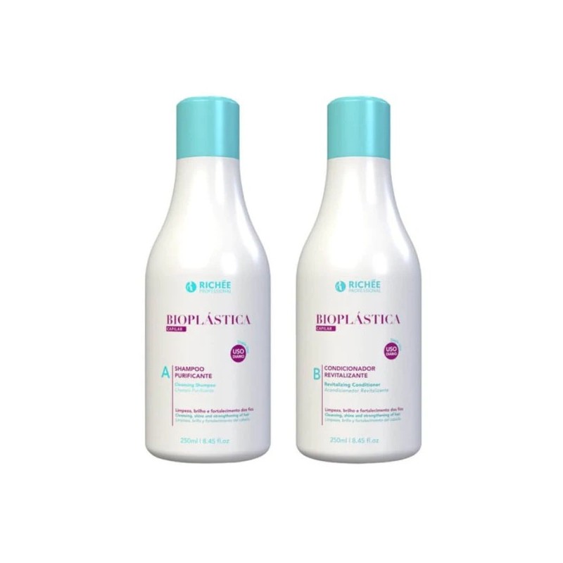 Bioplástica Lissage Brésilien Kit 2x1L - Richée Beautecombeleza.com Bioplástica Lissage Brésilien Kit 2x1L - Richée Beautecombeleza.com