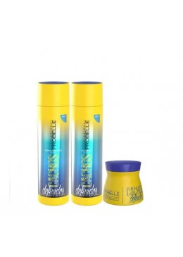 Cachos Definidos Home Care Kit 3x250ml - Probelle 
Beautecombeleza.com