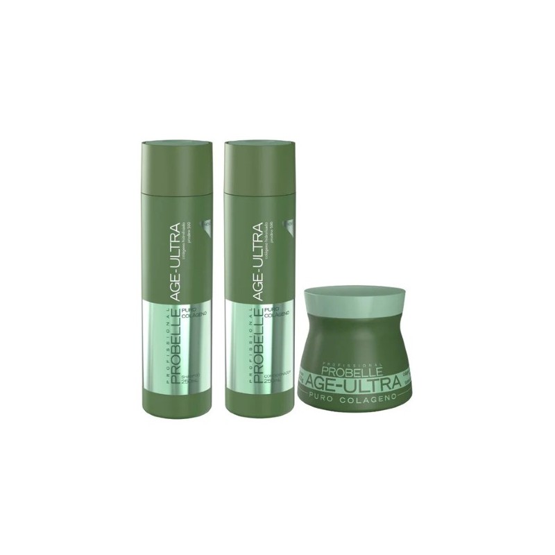 Age Ultra Puro Colageno Home Care Kit 3x250ml - Probelle Beautecombeleza.com Age Ultra Puro Colageno Home Care Kit 3x250ml - Probelle Beautecombeleza.com