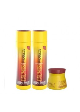 Cachos Sensacionais Mais Volume Kit 3x250 - Probelle Beautecombeleza.com