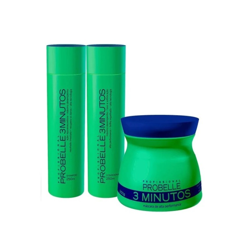 3 Minutes Masque Haute Performance Kit 3x250 - Probelle Beautecombeleza.com