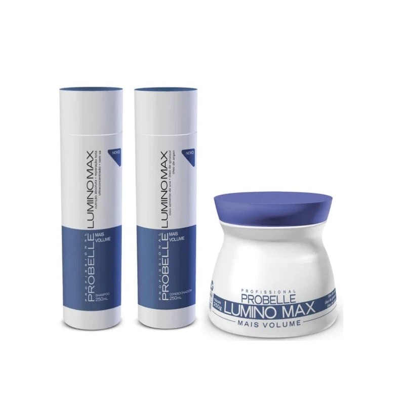 Lumino Max More Volume Kit 3 Itens - Probelle Beautecombeleza.com Lumino Max More Volume Kit 3 Itens - Probelle Beautecombeleza.com