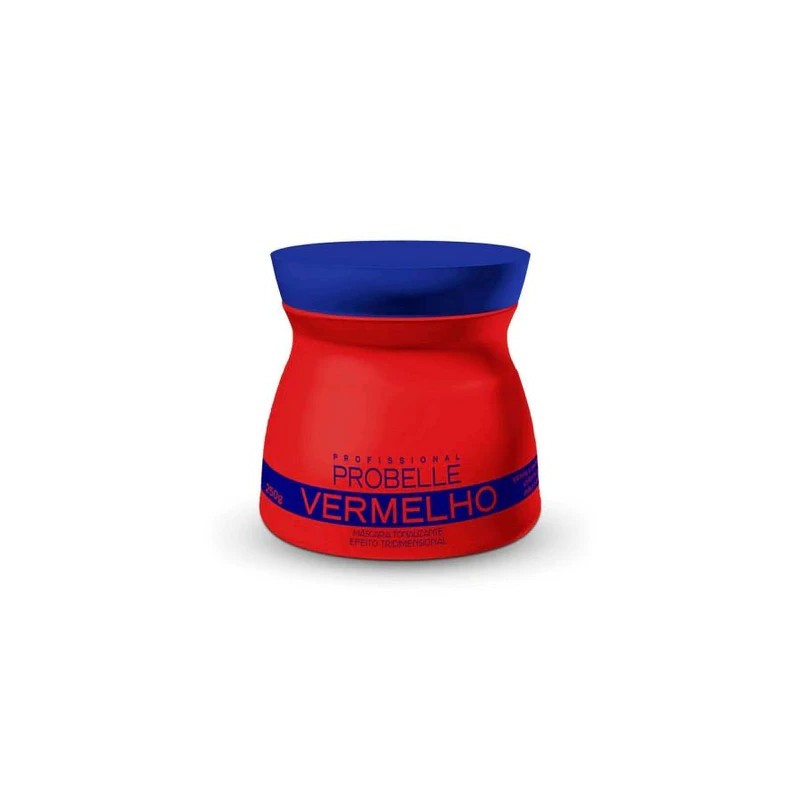 Vermelho Máscara Tonificante 250g - Probelle Beautecombeleza.com Vermelho Máscara Tonificante 250g - Probelle Beautecombeleza.com