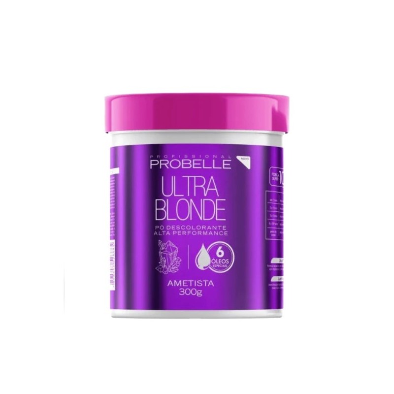 Ultra Blonde Amethyst Bleaching Powder Hair Bleaching Treatment 300g - Probelle Beautecombeleza.com