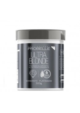 Ultra Blonde Diamante Platinado Pó Descolorante 300g - Probelle Beautecombeleza.com