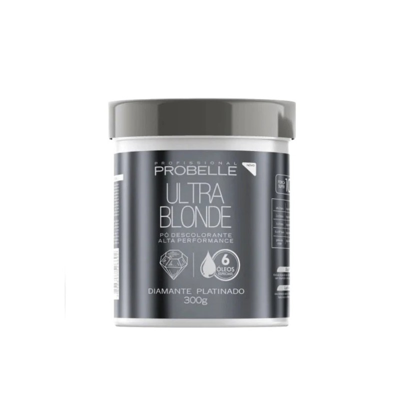 Ultra Blonde Diamante Platinado 300g - Probelle Beautecombeleza.com Ultra Blonde Diamante Platinado 300g - Probelle Beautecombeleza.com