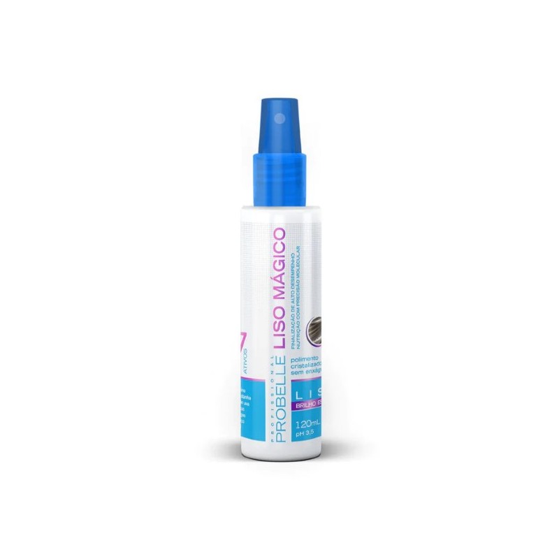 Liso Mágico Brilho de Espelho 120ml - Probelle  
Beautecombeleza.com