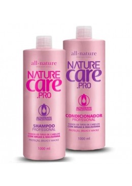 Care Pro Argan et Macadamia Hautement Concentrés Kit 2x1L - All Nature Beautecombeleza.com