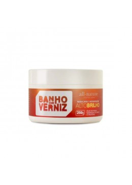 Banho de Verniz Varnish Bath Shea Rose D-Panthenol Shine Mask 250g - All Nature Beautecombeleza.com