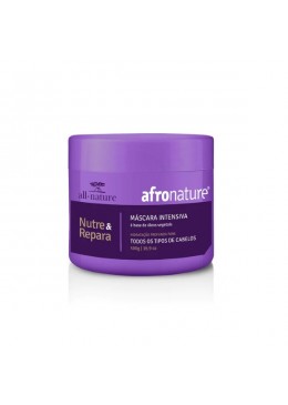 Afronature Nutri & Repara Máscara Intensiva 500g - All Nature Beautecombeleza.com