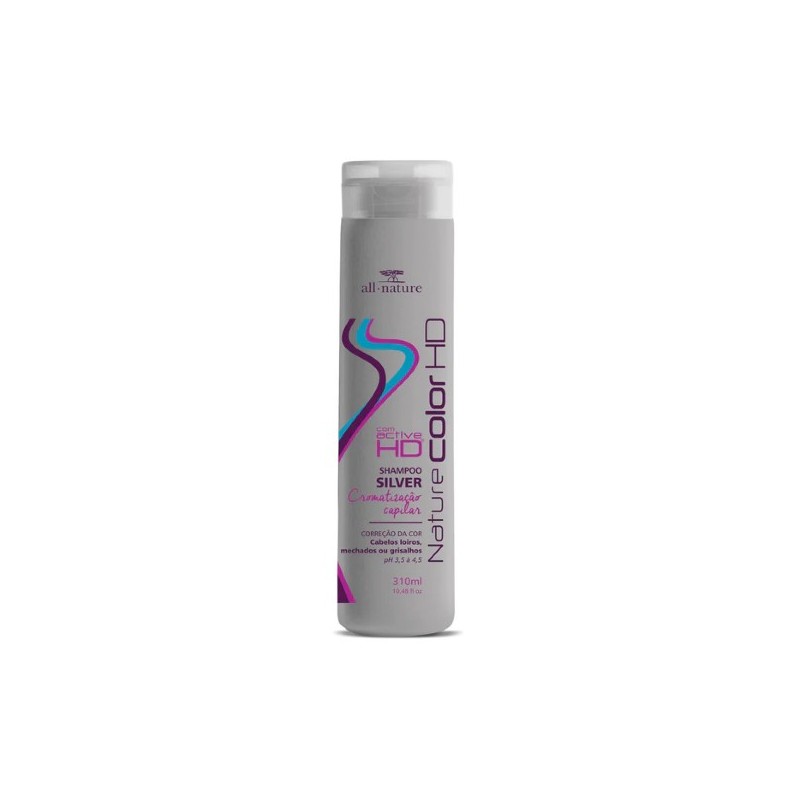 Shampoo Silver Cromatização Capilar HD 310ml - All Nature Beautecombeleza.com