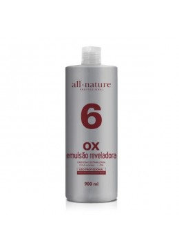 Emulsão Reveladora Cremosa e Estabilizada OX 6 Vol 1.8%. 900ml - All Nature Beautecombeleza.com