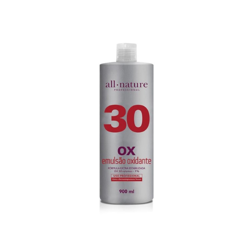 Emulsão Oxidante OX 30 Vol. 900ml - All Nature 
Beautecombeleza.com