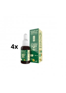 Extrato de Própolis Verde Suplemento Kit 4x30ml- Apis Flora Beautecombeleza.com