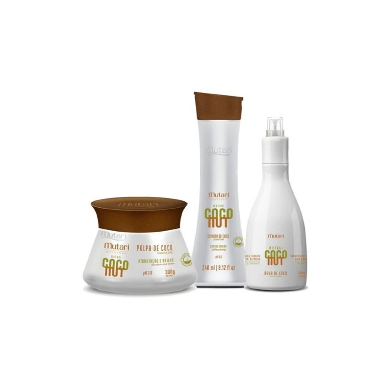 Coconut Nutritif Pulpe de Noix de Coco Kit 3 - Mutari 
 Beautecombeleza.com