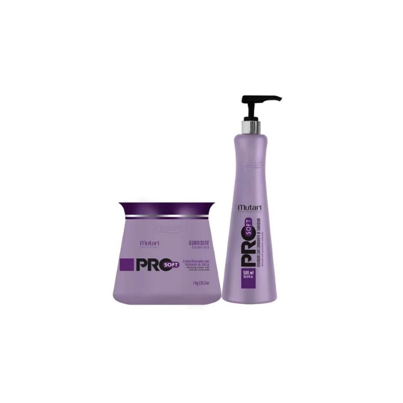 Pro Soft Creme Relaxante Guanidina Kit 2 - Mutari Beautecombeleza.com Pro Soft Creme Relaxante Guanidina Kit 2 - Mutari Beautecombeleza.com