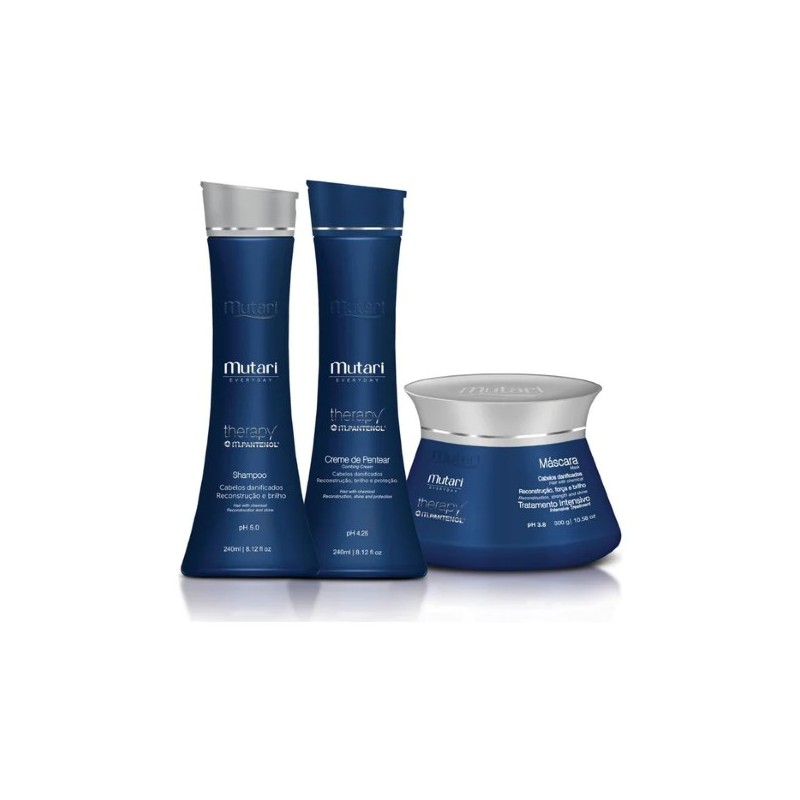 Mutari Therapy M Panthenol Home Care Hair Treatment Kit Beautecombeleza.com